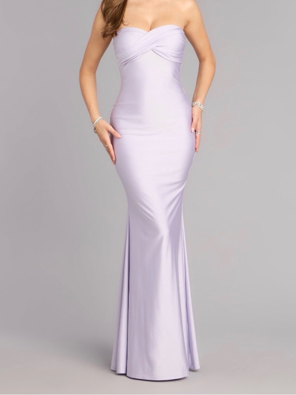 Windsor Strapless Lilac Mermaid Gown